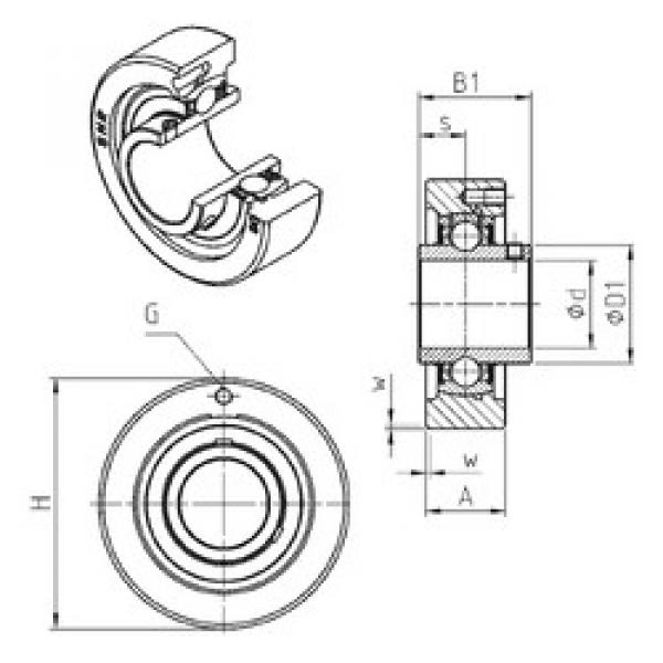 Подшипник UCC319 SNR #1 image