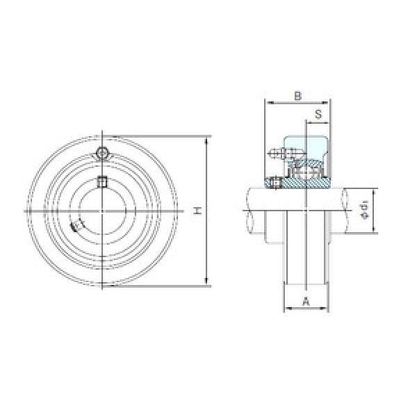 Подшипник UCC312 NACHI #1 image