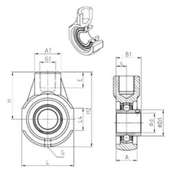 Подшипник UCEHE205 SNR #1 image