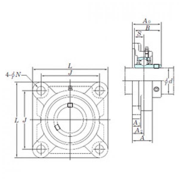 Подшипник UCF206-18 KOYO #1 image