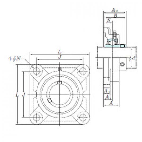 Подшипник UCF206-18E KOYO #1 image