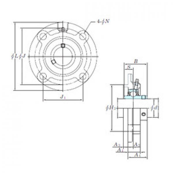 Подшипник UCFC205-14 KOYO #1 image