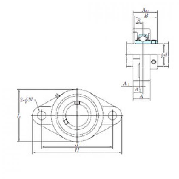 Подшипник UCFL314 KOYO #1 image