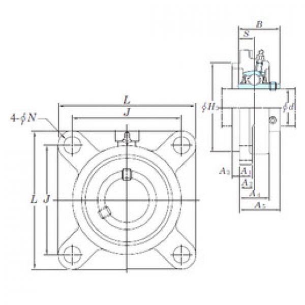 Подшипник UCFS309 KOYO #1 image