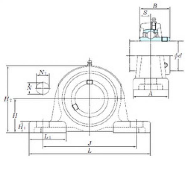 Подшипник UCP217 KOYO #1 image