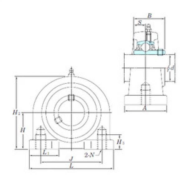 Подшипник UCPA209-28 KOYO #1 image