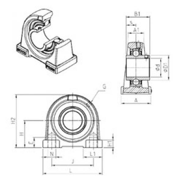 Подшипник UCPA209 SNR #1 image