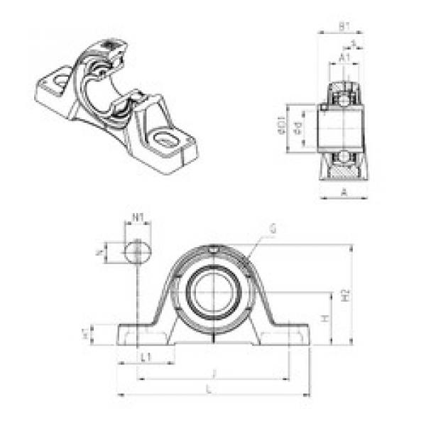 Подшипник UCPE208 SNR #1 image