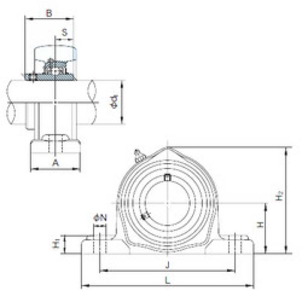 Подшипник UCPK326 NACHI #1 image