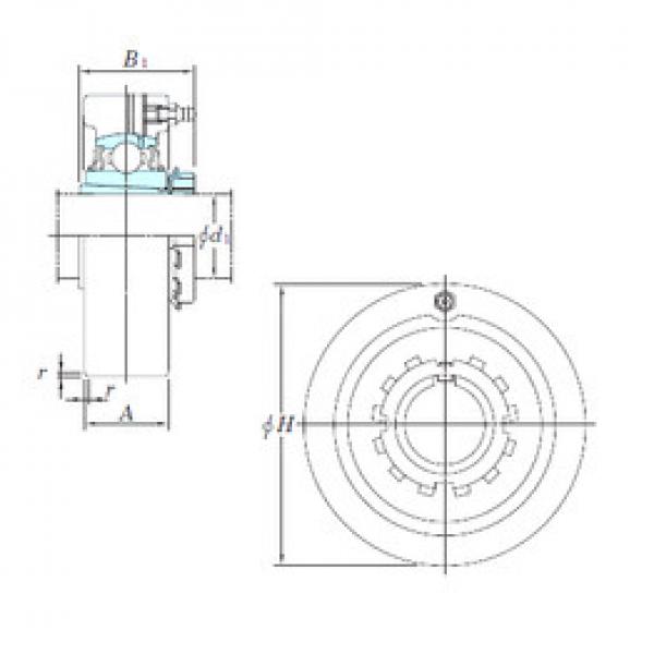 Подшипник UKC313 KOYO #1 image