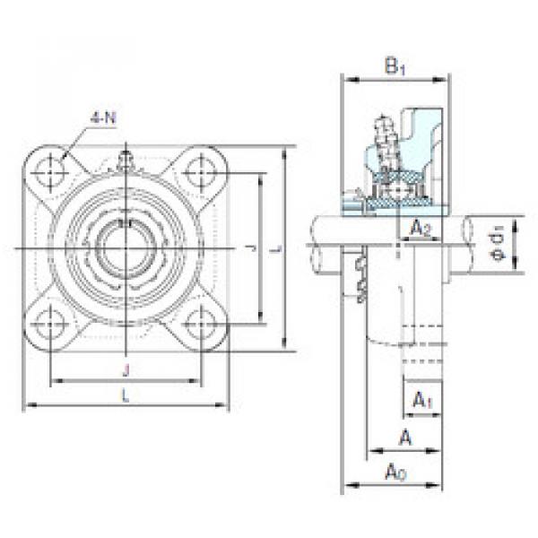 Подшипник UKF210+H2310 NACHI #1 image