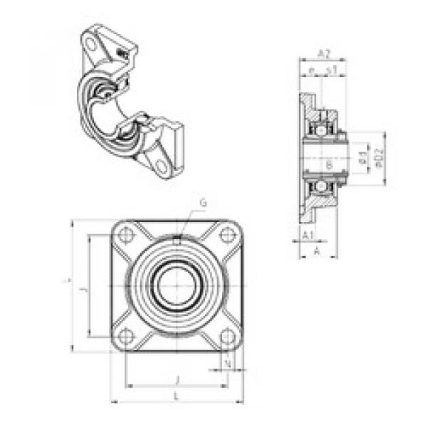 Подшипник UKF216H SNR #1 image