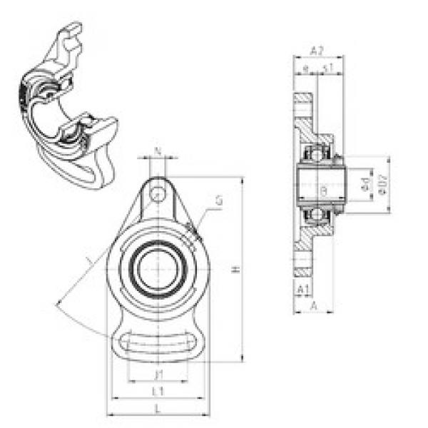 Подшипник UKFA208H SNR #1 image