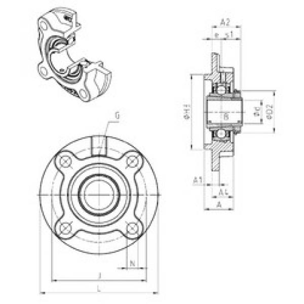 Подшипник UKFC211H SNR #1 image