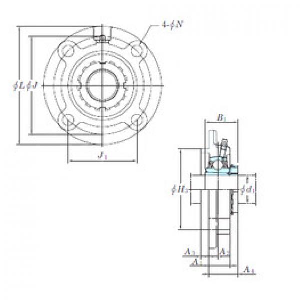 Подшипник UKFC210 KOYO #1 image