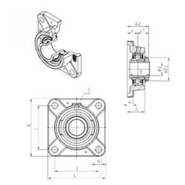 Подшипник UKFE216H SNR #1 image