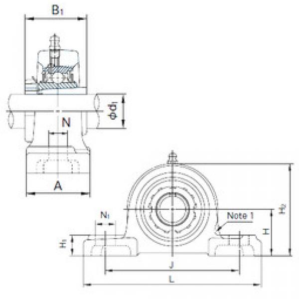 Подшипник UKP213+H2313 NACHI #1 image