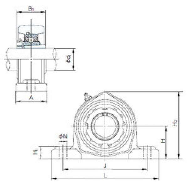 Подшипник UKPK217+H2317 NACHI #1 image