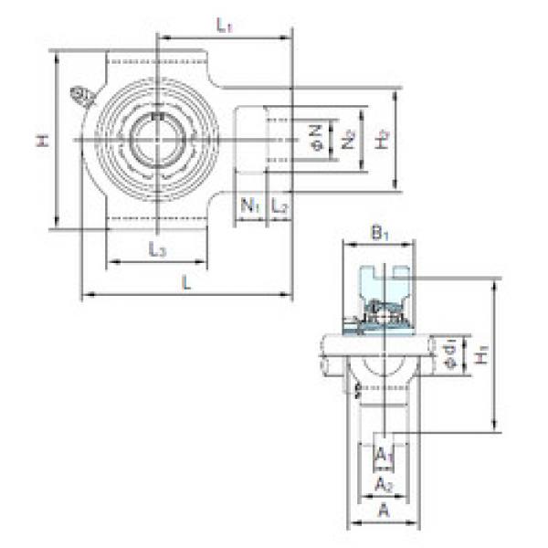 Подшипник UKT312+H2312 NACHI #1 image