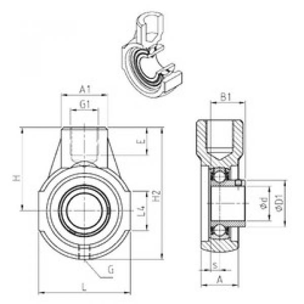 Подшипник USEHE205 SNR #1 image