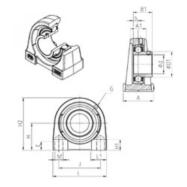 Подшипник USPG205 SNR #1 image