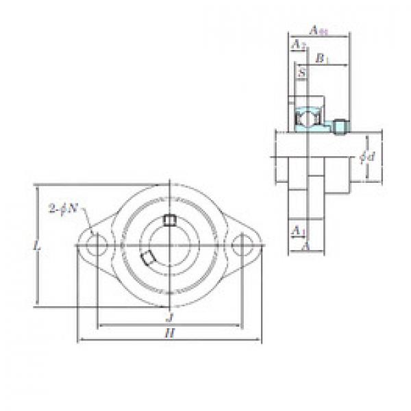 Подшипник ALF207-23 KOYO #1 image